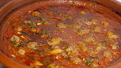 Kefta and tomato sauce tajine