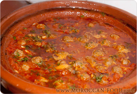 kefta matecha - tomato sauce tajine
