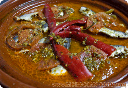 sardine tomato pepper tajine